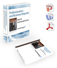 Product picture (Single Trainer) Professionalism and Business Etiquette : Off-the-Shelf Training Program